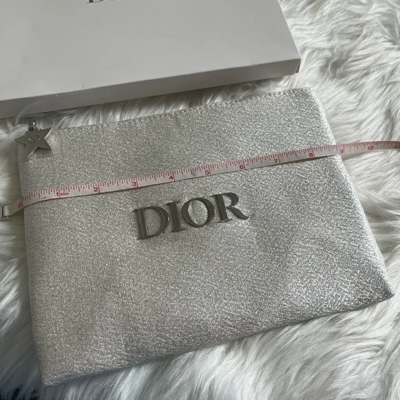 Dior silver pouch with box - Picture 3 of 5